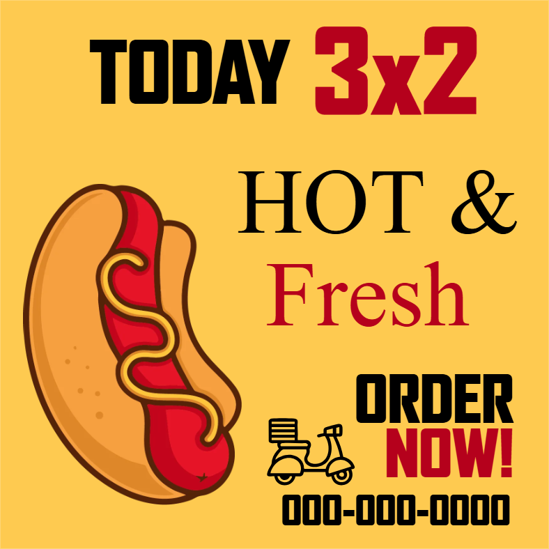 Custom Outdoor Yard Signs Multiple Sizes Hot and Fresh