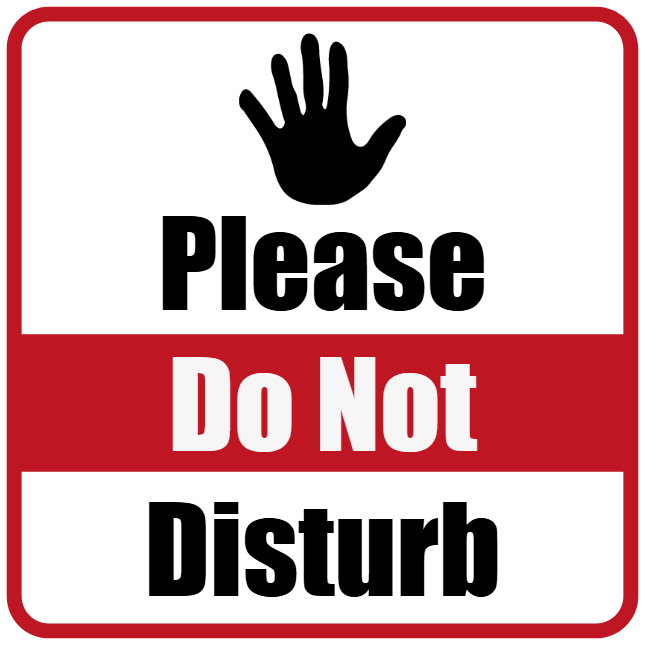 Custom Outdoor Yard Signs Multiple Sizes Do Not Disturb