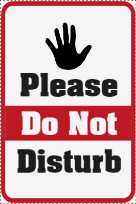Custom Outdoor Yard Signs Multiple Sizes Do Not Disturb