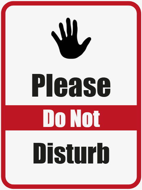 Custom Outdoor Yard Signs Multiple Sizes Do Not Disturb