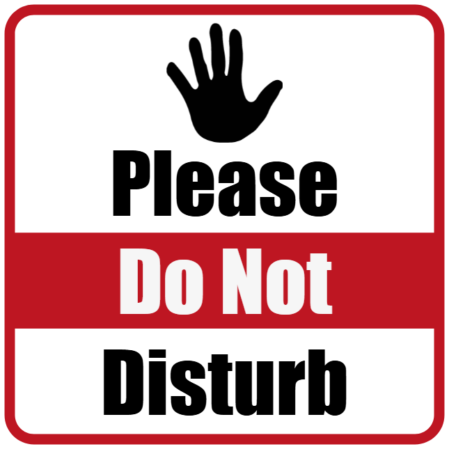 Custom Outdoor Yard Signs Multiple Sizes Do Not Disturb