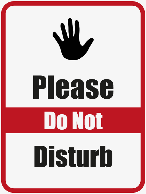 Custom Outdoor Yard Signs Multiple Sizes Do Not Disturb