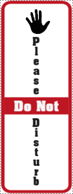 Custom Outdoor Yard Signs Multiple Sizes Do Not Disturb