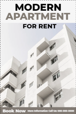 Custom Outdoor Yard Signs Multiple Sizes Modern Apartment For Rent