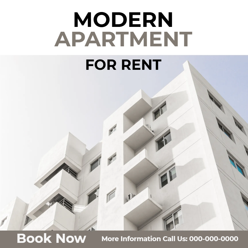 Custom Outdoor Yard Signs Multiple Sizes Modern Apartment For Rent