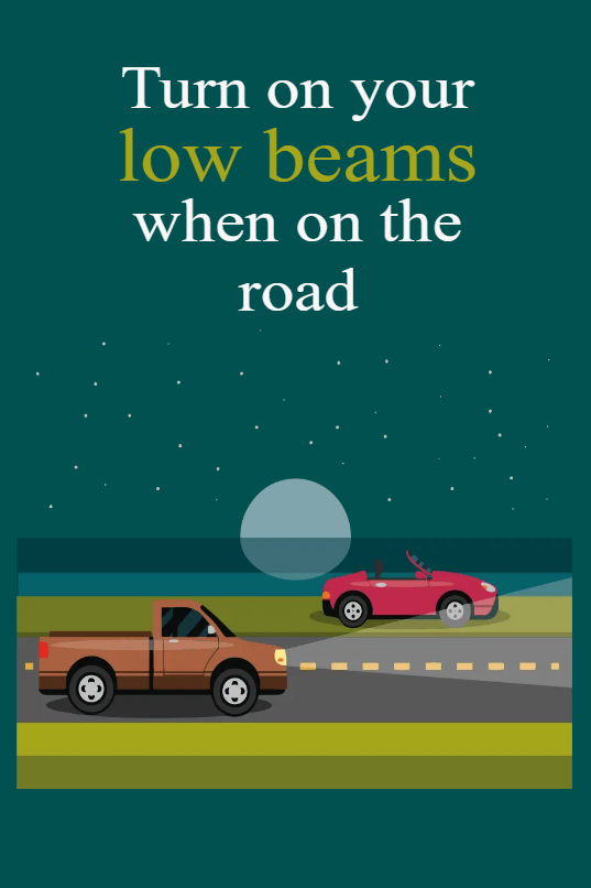 Custom Outdoor Yard Signs Multiple Sizes Low Beams