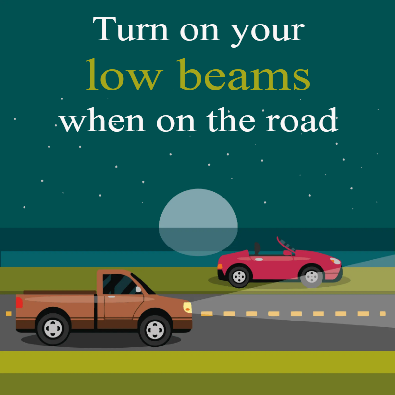 Custom Outdoor Yard Signs Multiple Sizes Low Beams