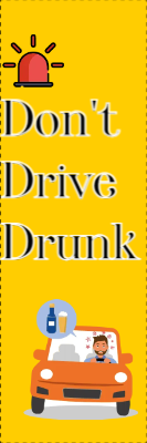 Custom Outdoor Yard Signs Multiple Sizes Don't Drive Drunk
