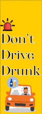 Custom Outdoor Yard Signs Multiple Sizes Don't Drive Drunk