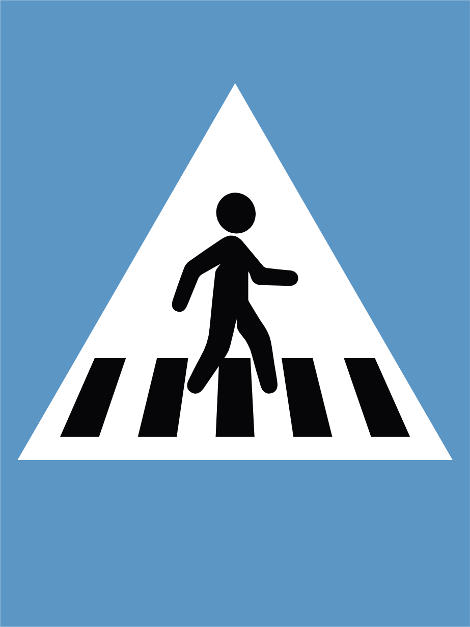 Custom Outdoor Yard Signs Multiple Sizes Crossing Sign