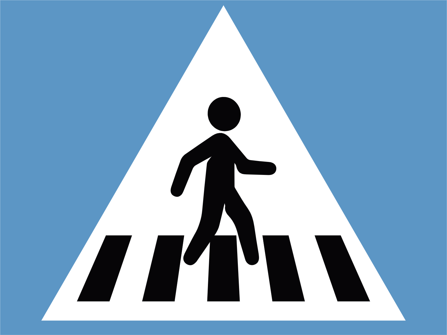 Custom Outdoor Yard Signs Multiple Sizes Crossing Sign