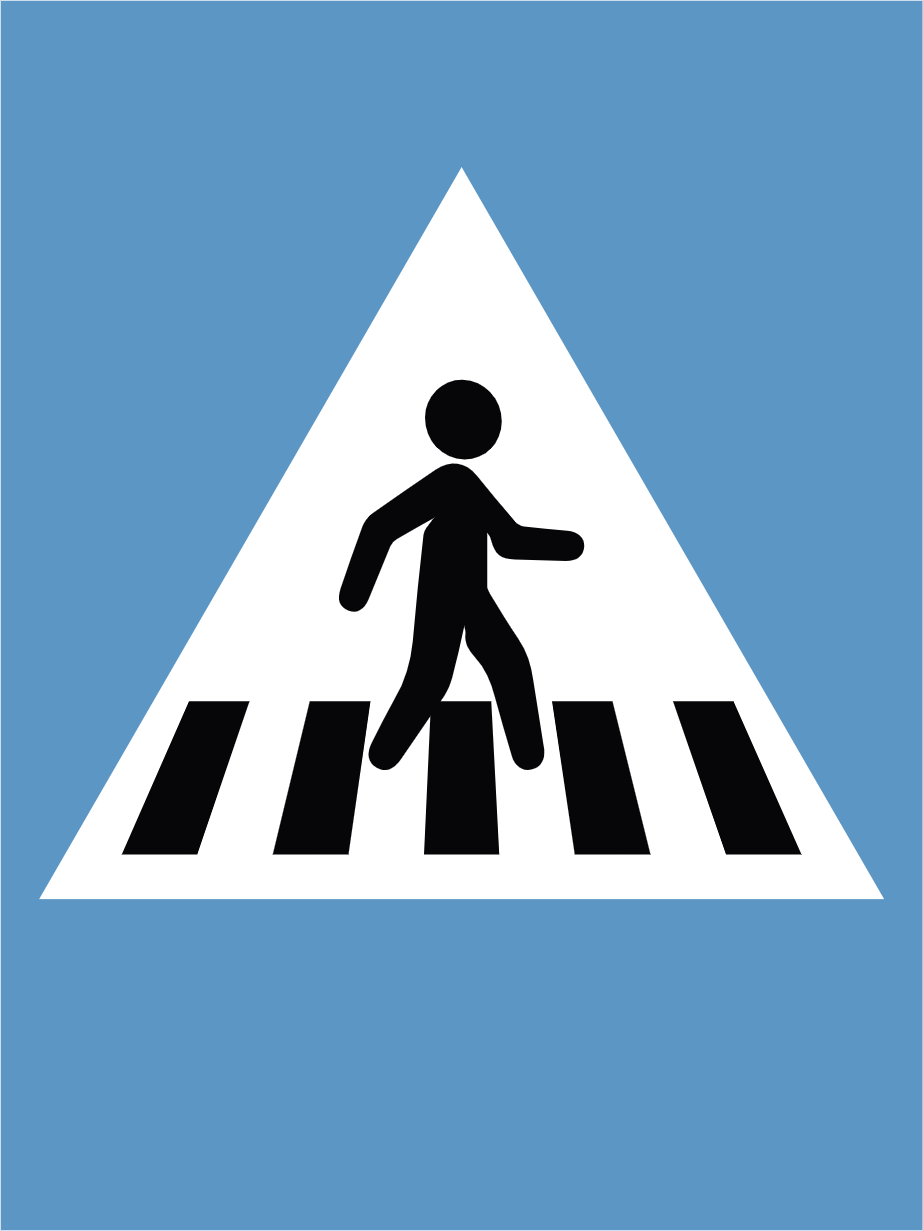 Custom Outdoor Yard Signs Multiple Sizes Crossing Sign