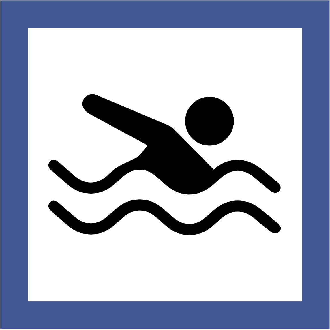 Custom Outdoor Yard Signs Multiple Sizes Swimming Pool