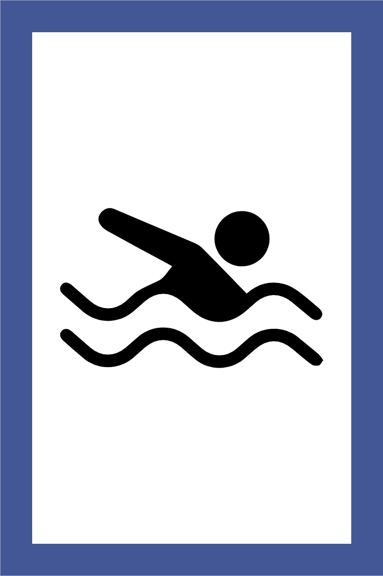 Custom Outdoor Yard Signs Multiple Sizes Swimming Pool