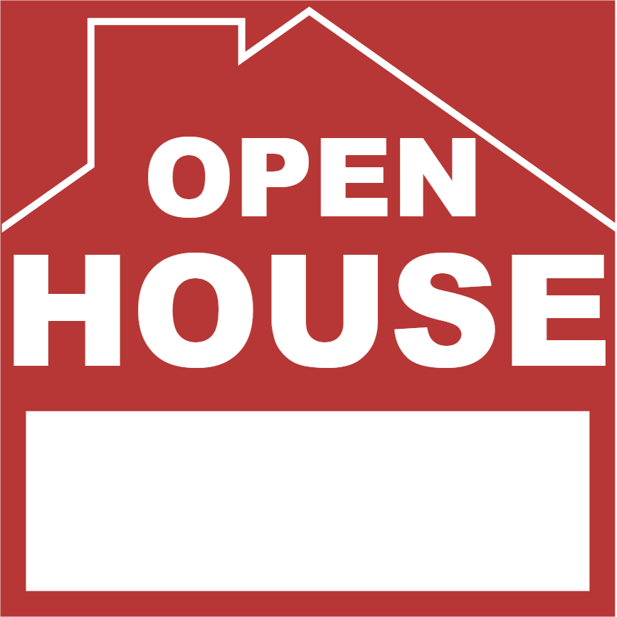 Custom Outdoor Yard Signs Multiple Sizes Open House