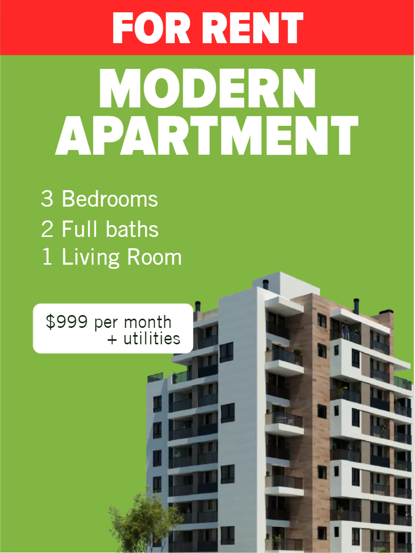 Custom Outdoor Yard Signs Multiple Sizes Apartment For Rent