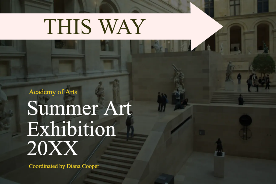 Custom Outdoor Yard Signs Multiple Sizes Summer Art Exhibition