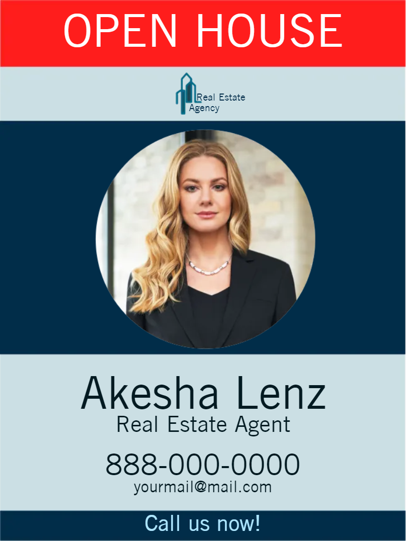 Custom Outdoor Yard Signs Multiple Sizes Real Estate Agent