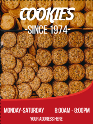 Custom Outdoor Yard Signs Multiple Sizes Cookies Since 1974`