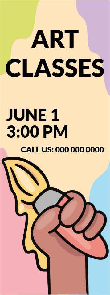 Custom Outdoor Yard Signs Multiple Sizes Art Classes