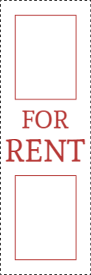 Custom Outdoor Yard Signs Multiple Sizes For Rent