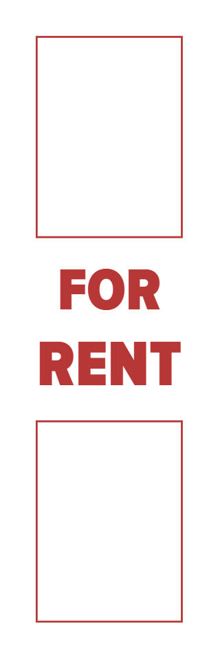 Custom Outdoor Yard Signs Multiple Sizes For Rent