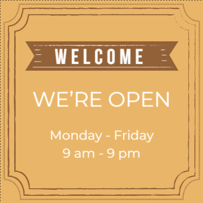 Custom Outdoor Yard Signs Multiple Sizes We Are Open