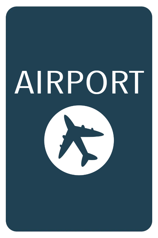 Custom Outdoor Yard Signs Multiple Sizes Airport Way