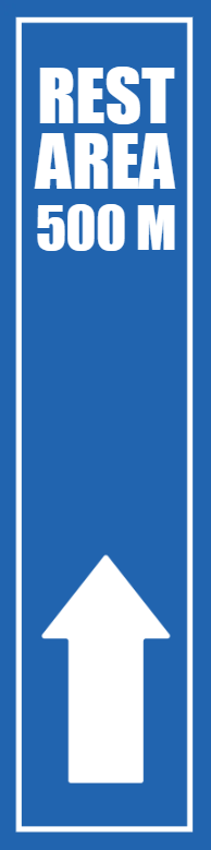 Custom Outdoor Yard Signs Multiple Sizes Rest Area