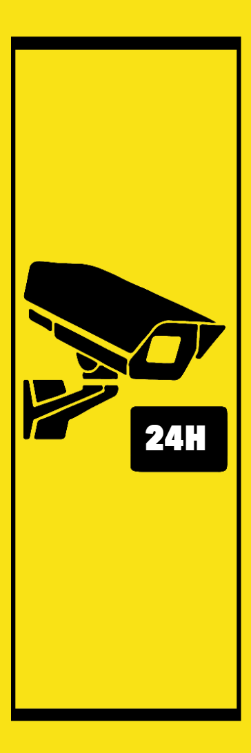 Custom Outdoor Yard Signs Multiple Sizes Closed Circuit Television