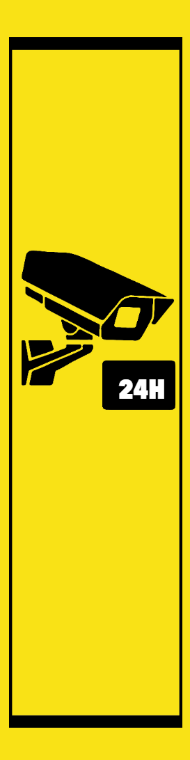 Custom Outdoor Yard Signs Multiple Sizes Closed Circuit Television