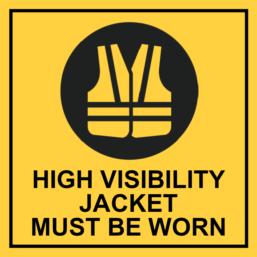 Custom Outdoor Yard Signs Multiple Sizes High Visibility Jacket