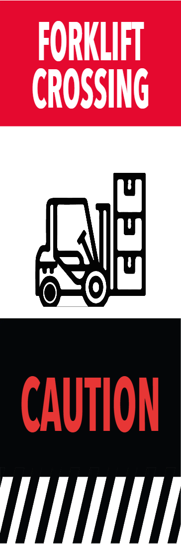 Custom Outdoor Yard Signs Multiple Sizes Forklift Crossing