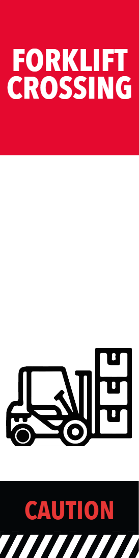 Custom Outdoor Yard Signs Multiple Sizes Forklift Crossing