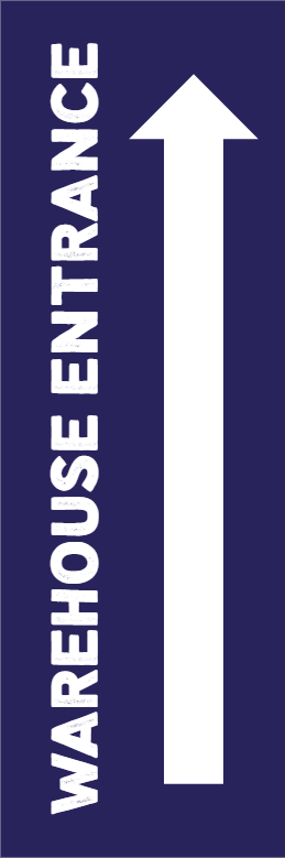 Custom Outdoor Yard Signs Multiple Sizes Warehouse Entrance