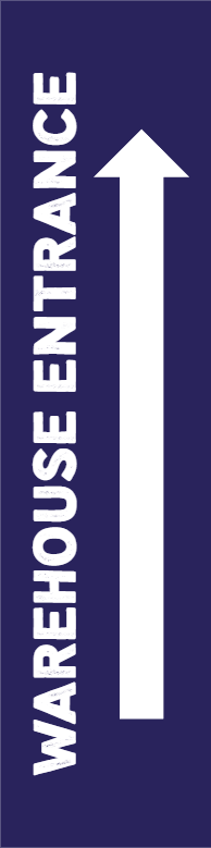 Custom Outdoor Yard Signs Multiple Sizes Warehouse Entrance