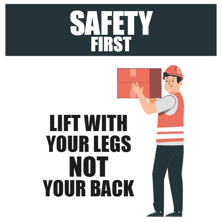 Custom Outdoor Yard Signs Multiple Sizes Safety First