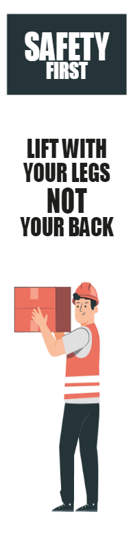 Custom Outdoor Yard Signs Multiple Sizes Safety First