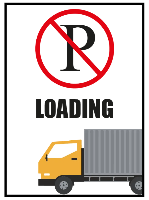 Custom Outdoor Yard Signs Multiple Sizes Loading Only