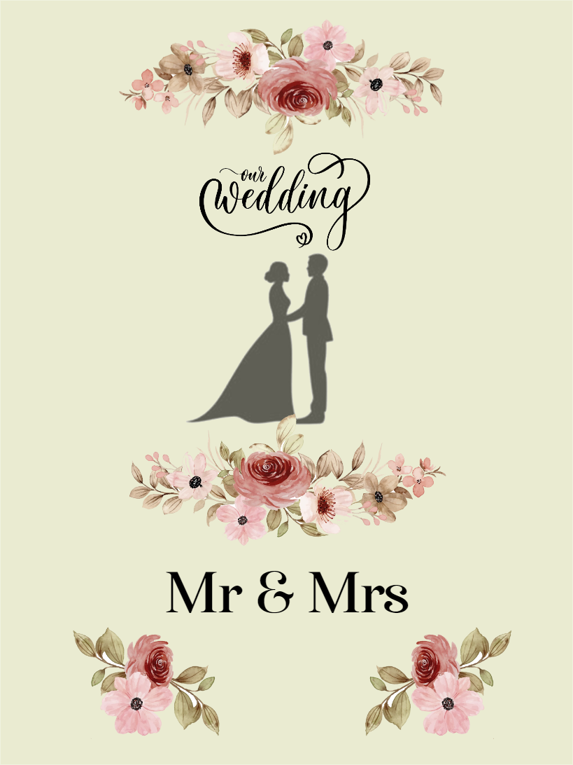 Custom Outdoor Yard Signs Multiple Sizes Our Wedding