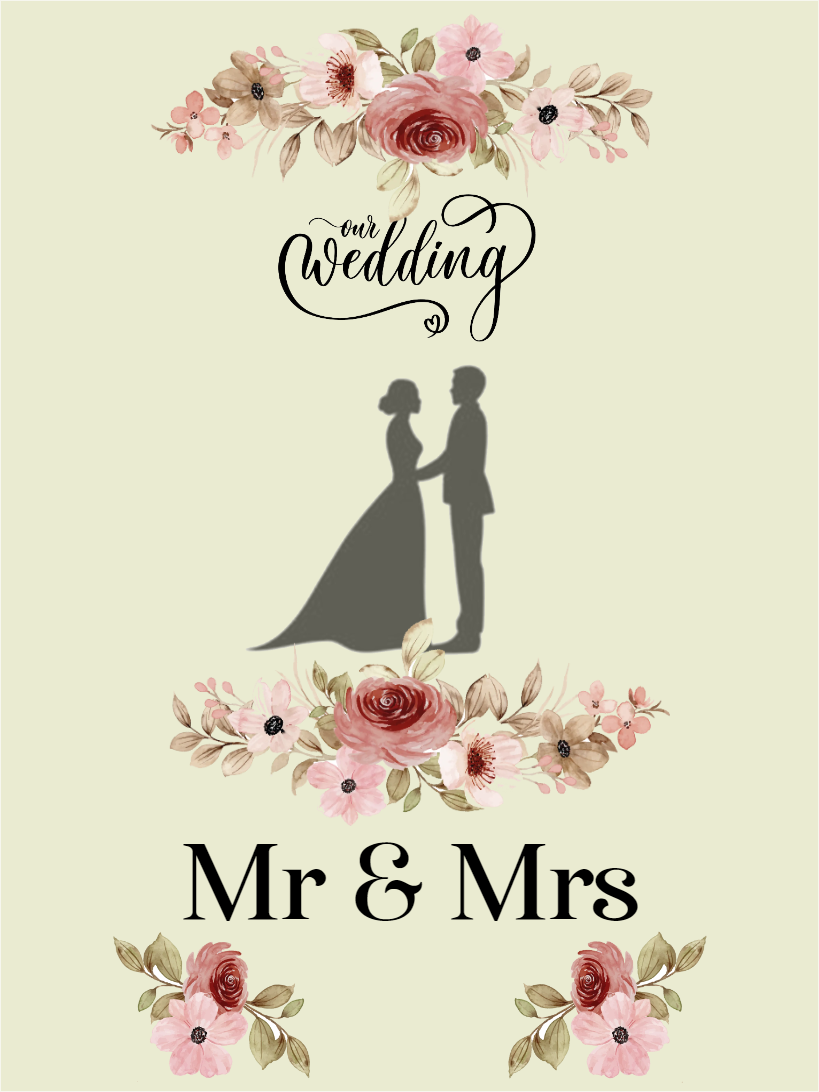 Custom Outdoor Yard Signs Multiple Sizes Our Wedding