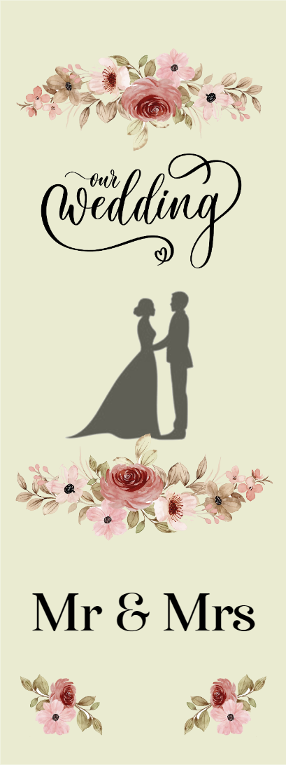 Custom Outdoor Yard Signs Multiple Sizes Our Wedding