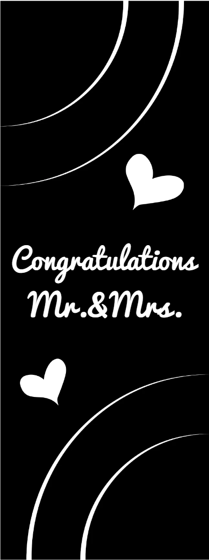 Custom Outdoor Yard Signs Multiple Sizes Wedding Congratulations