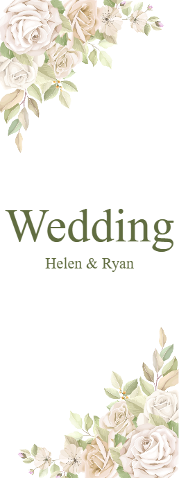 Custom Outdoor Yard Signs Multiple Sizes Wedding