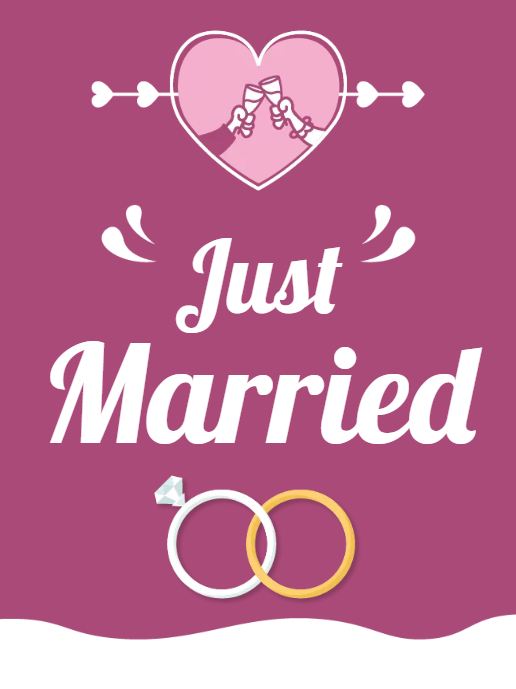 Custom Outdoor Yard Signs Multiple Sizes Just Married