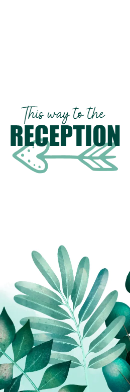 Custom Outdoor Yard Signs Multiple Sizes Wedding Reception