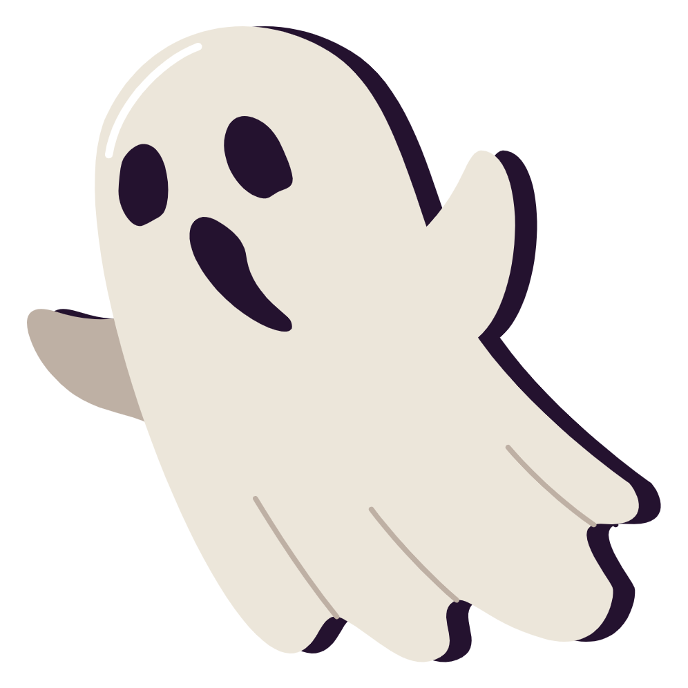 Custom Outdoor Yard Signs Multiple Sizes White Ghost