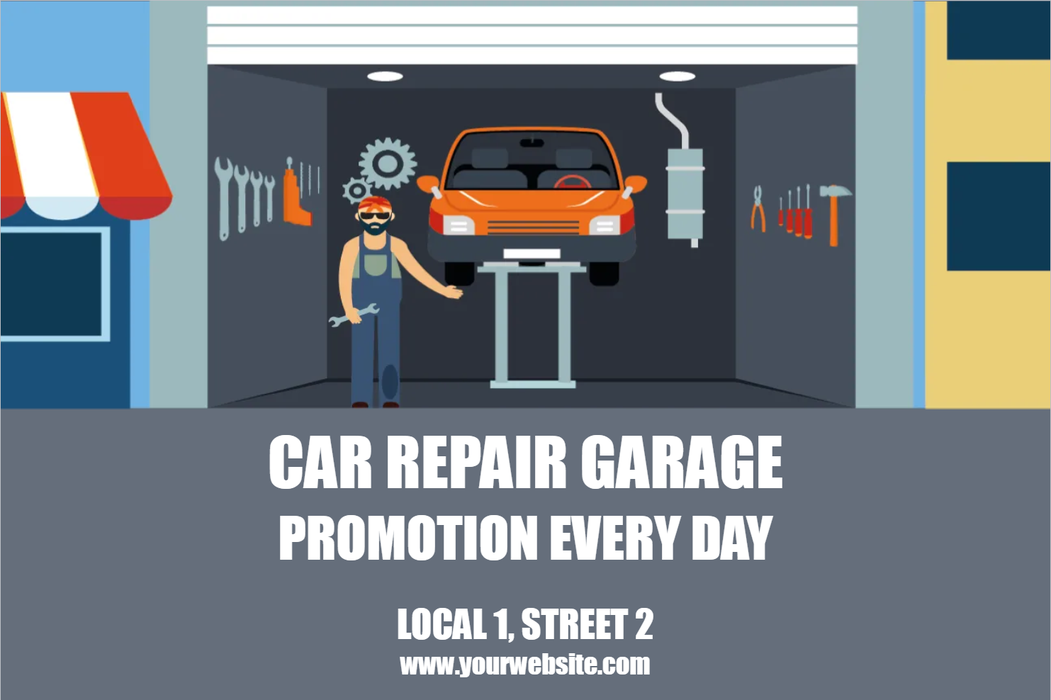 Custom Outdoor Yard Signs Multiple Sizes Car Repair