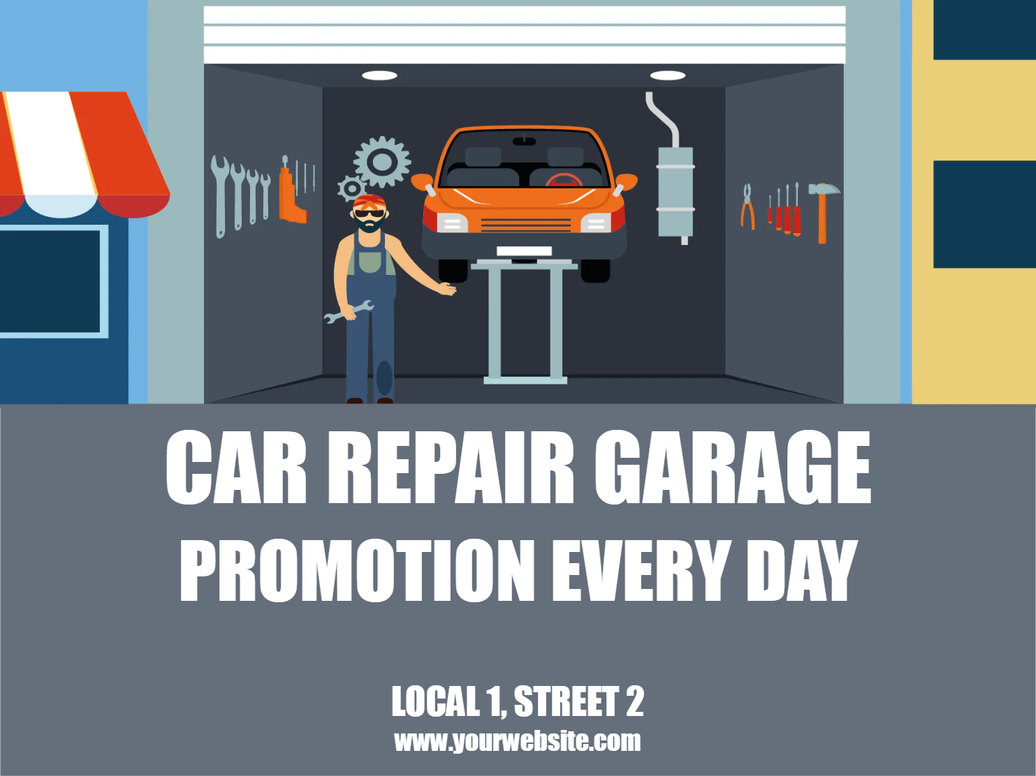 Custom Outdoor Yard Signs Multiple Sizes Car Repair