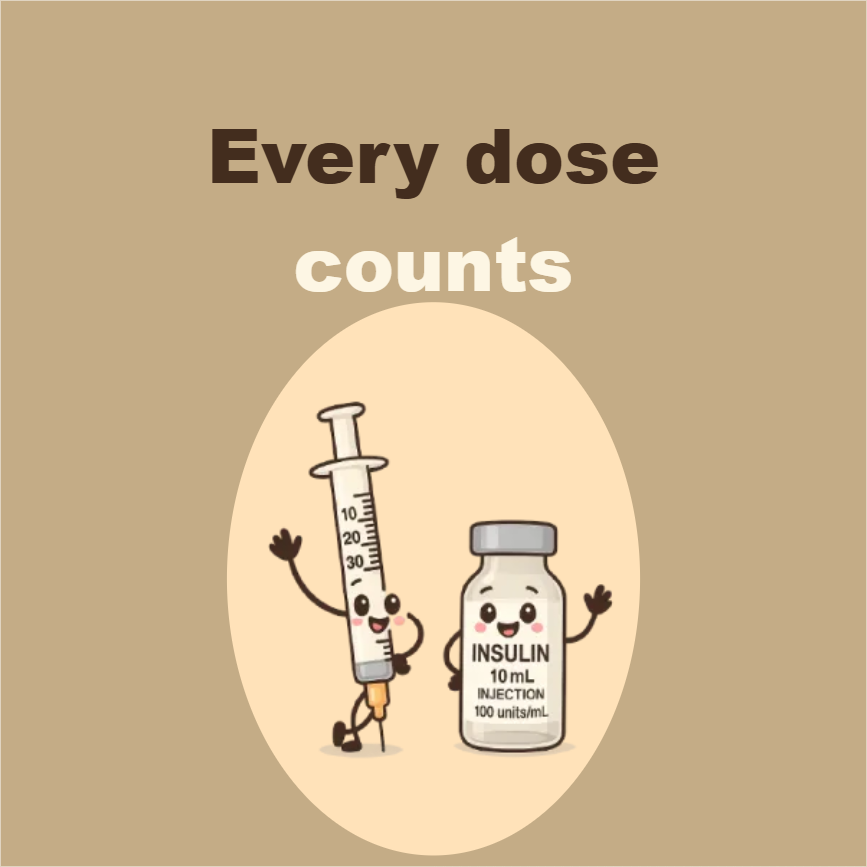 Custom Outdoor Yard Signs Multiple Sizes Every Insulin Dose Counts